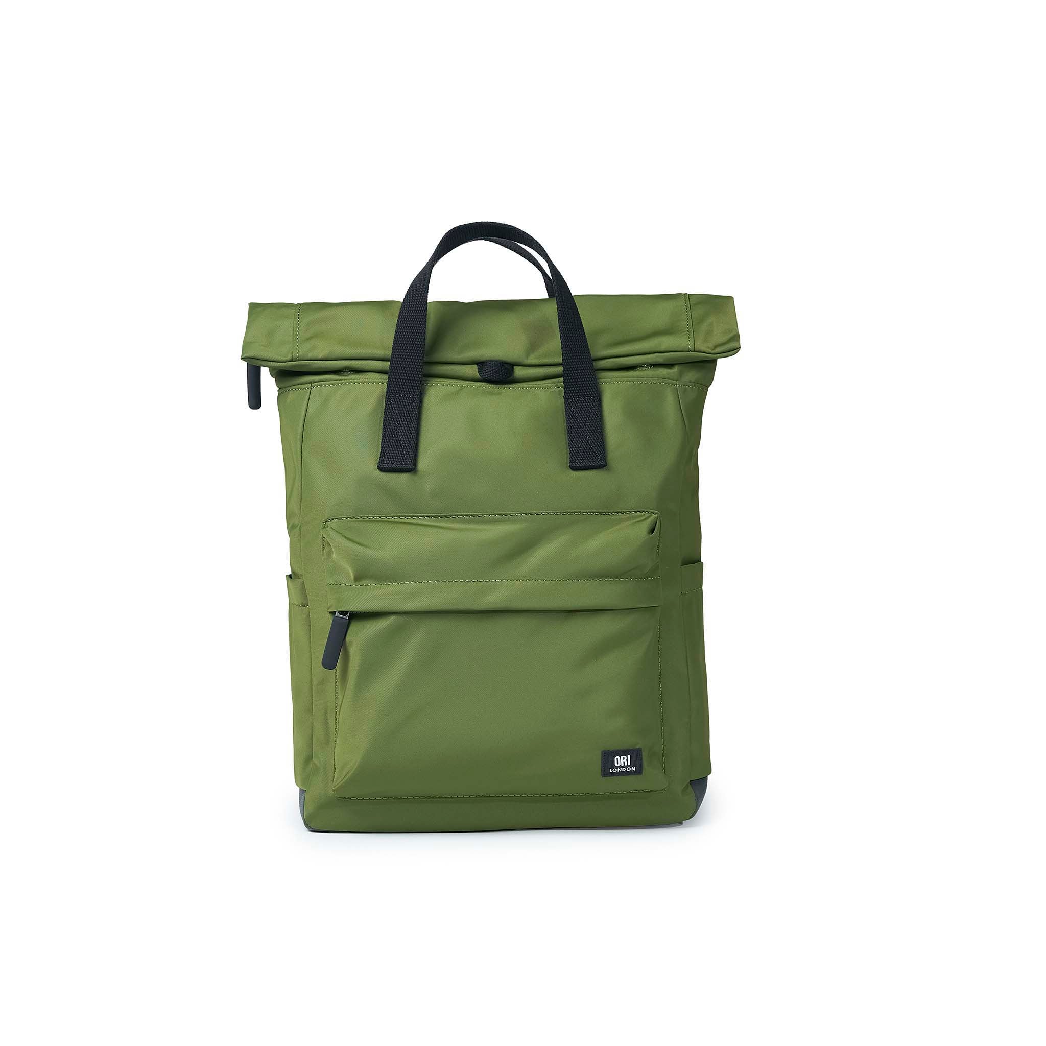 Black Label Canfield Roll Top Backpack in Avocado
