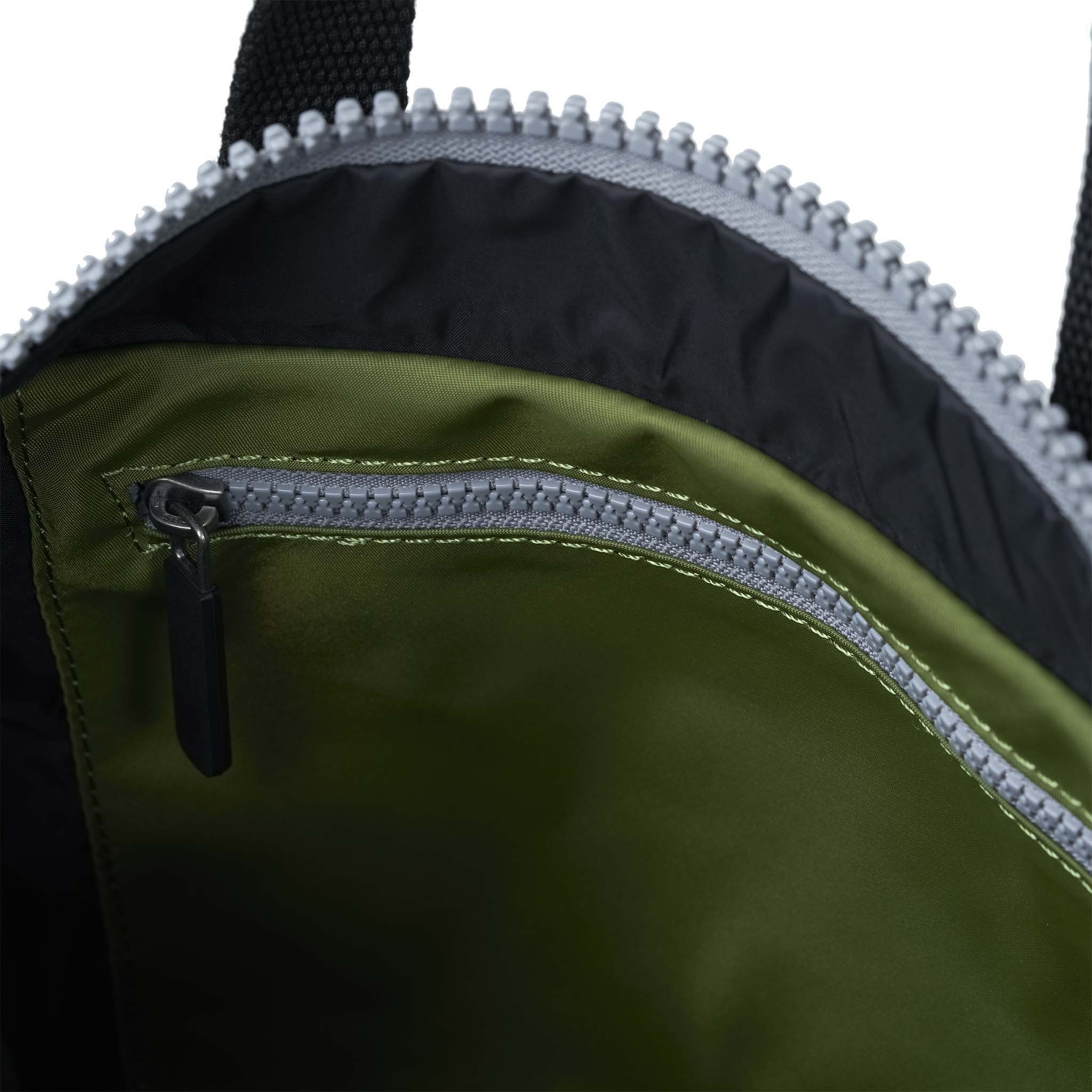 Black Label Canfield Roll Top Backpack in Avocado
