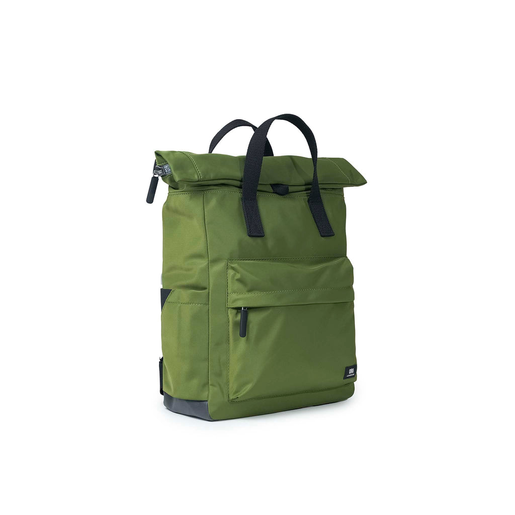 Black Label Canfield Roll Top Backpack in Avocado