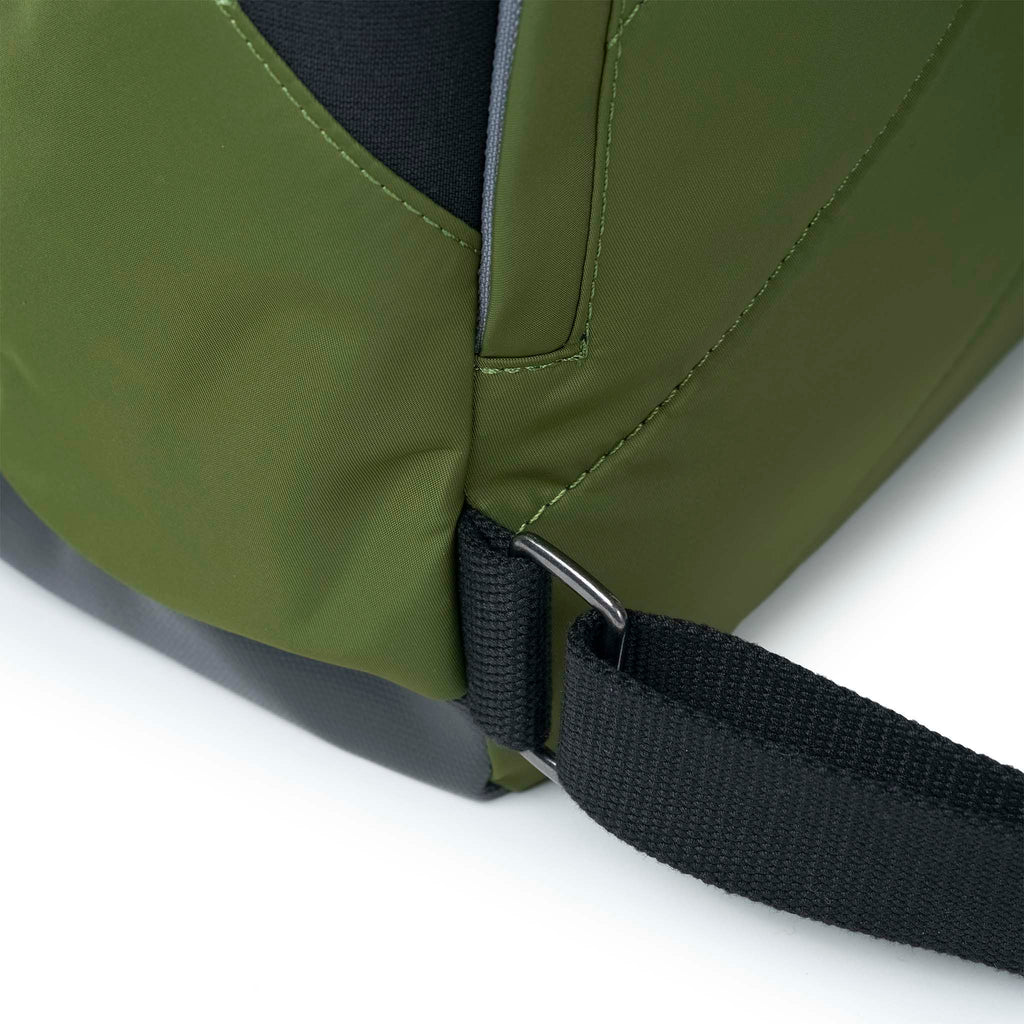 Black Label Canfield Roll Top Backpack in Avocado