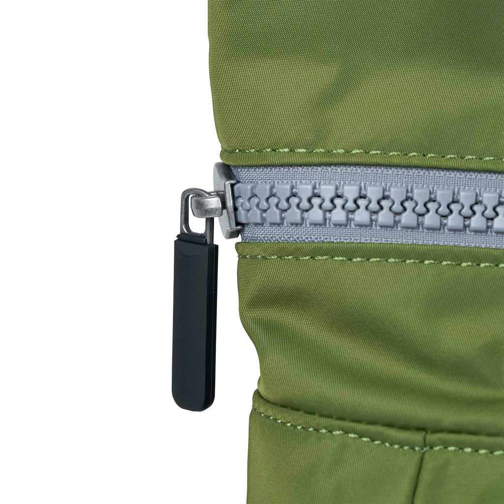 Black Label Canfield Roll Top Backpack in Avocado