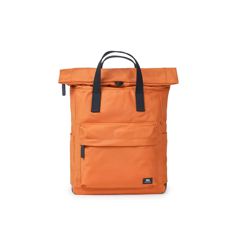 Black Label Canfield Roll Top Backpack in Burnt Orange