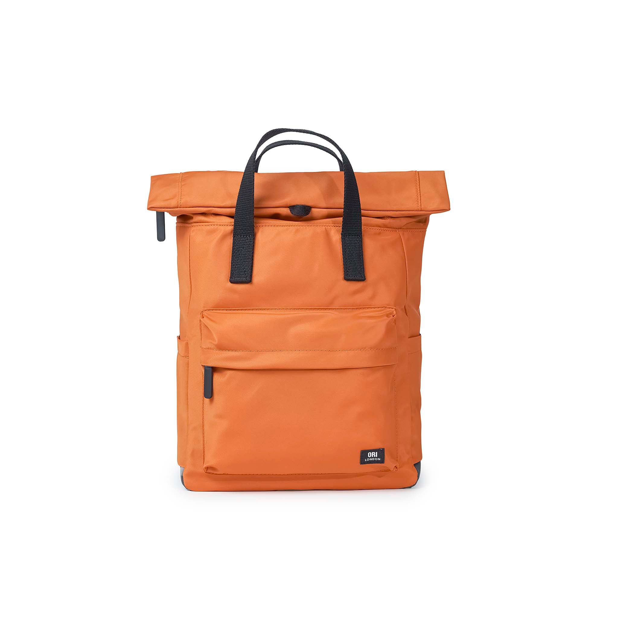 Black Label Canfield Roll Top Backpack in Burnt Orange