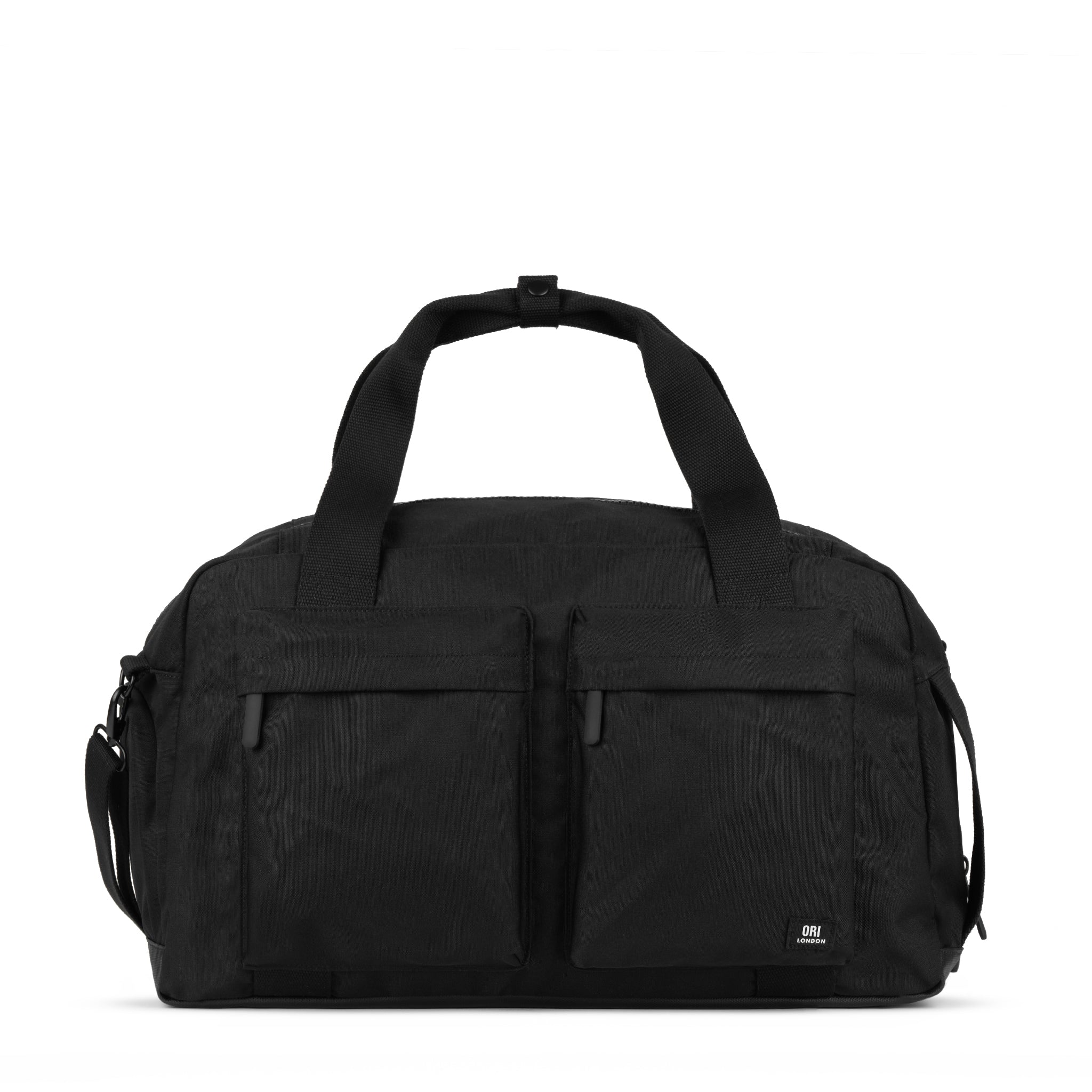 All Black Gatwick Carry-On Duffel in Ash