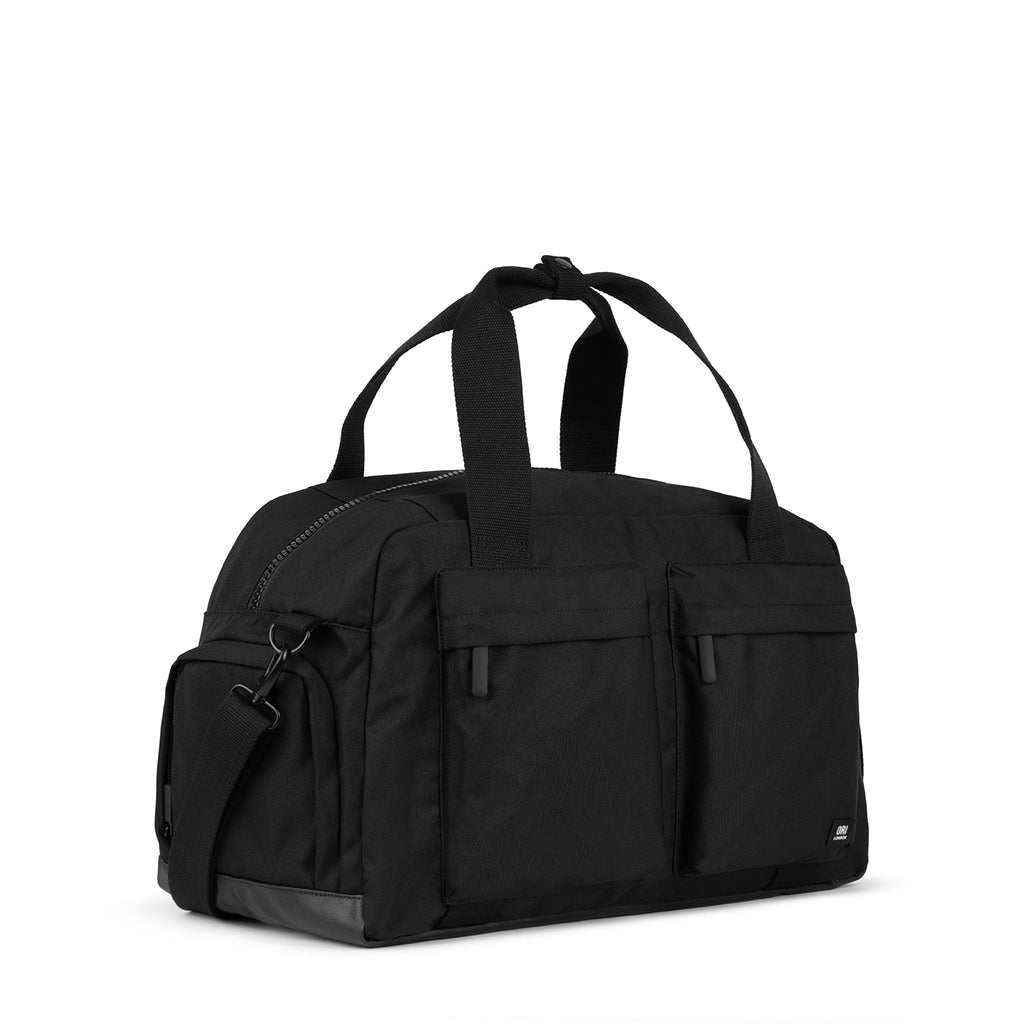 All Black Gatwick Carry-On Duffel in Ash