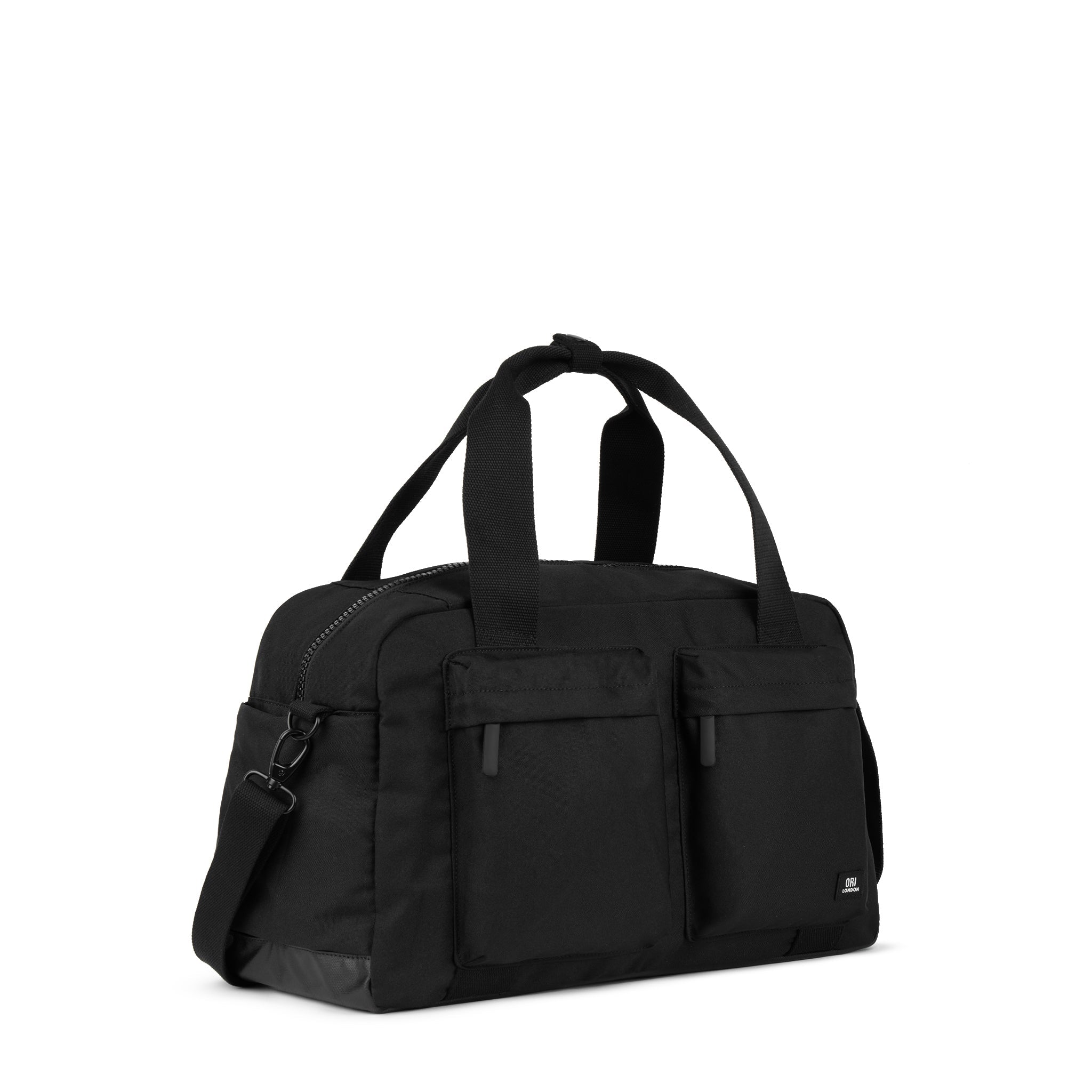 All Black Gatwick Carry-On Duffel in Ash
