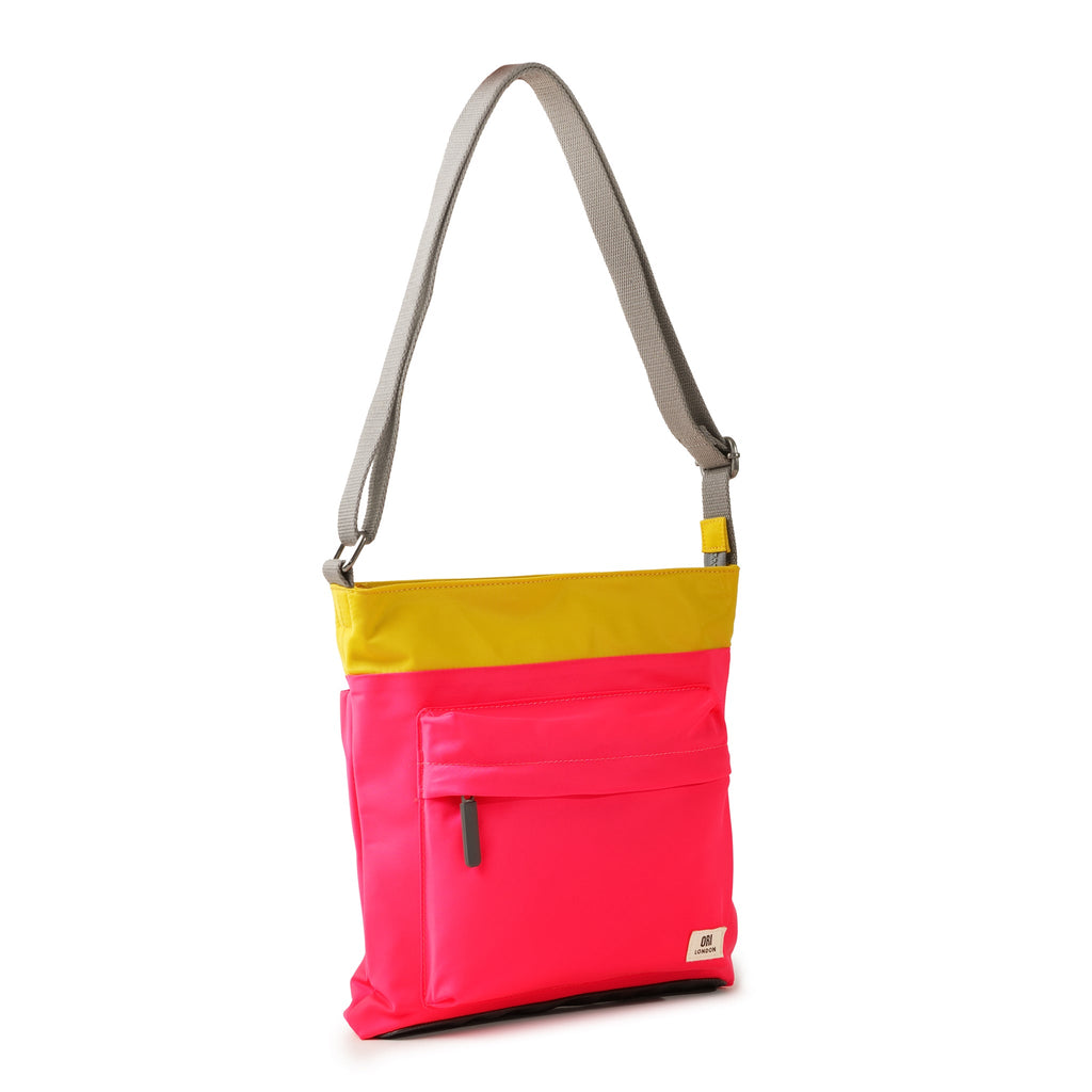 Creative Waste Kennington Crossbody in Raspberry/Mustard