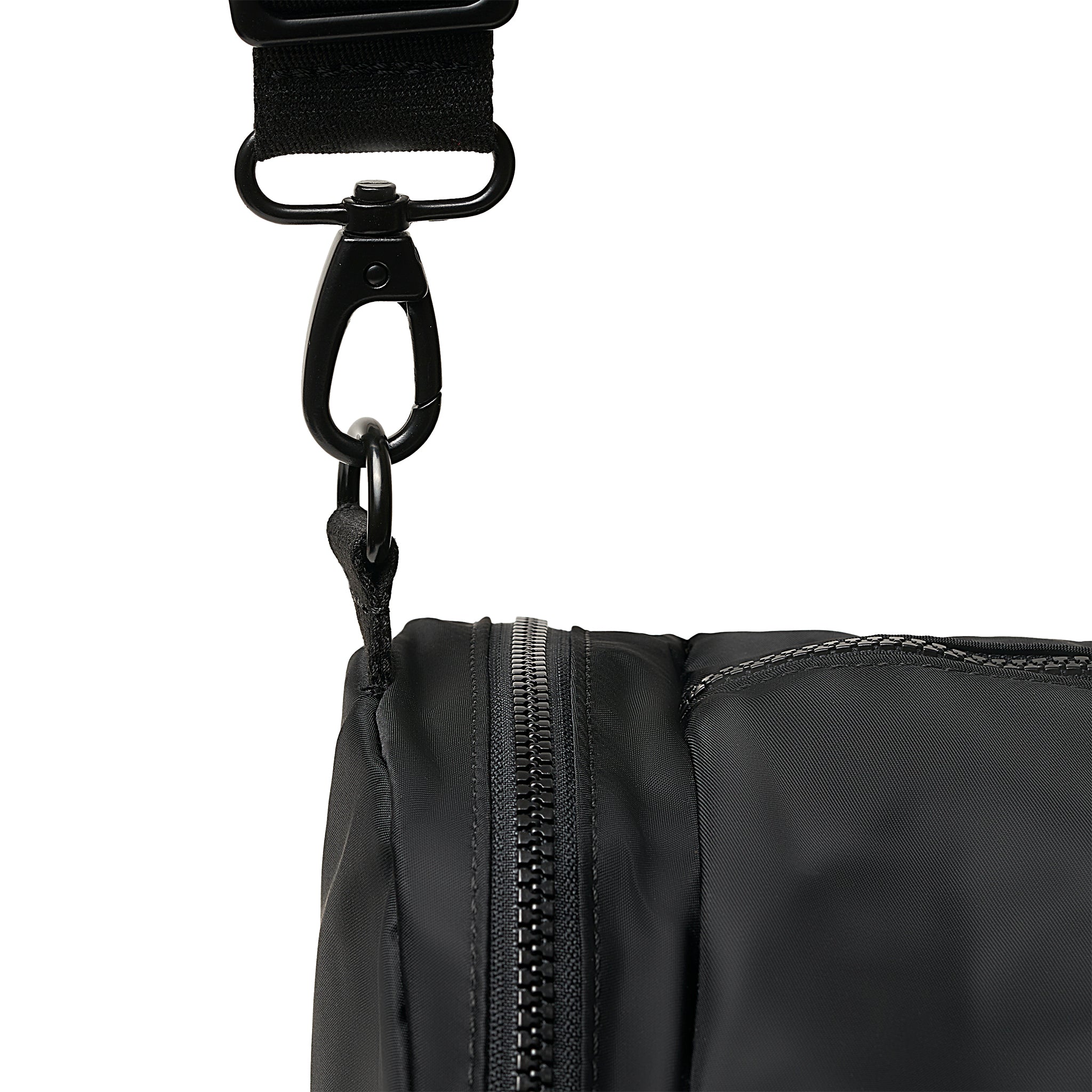 All Black Luton Duffel in Black