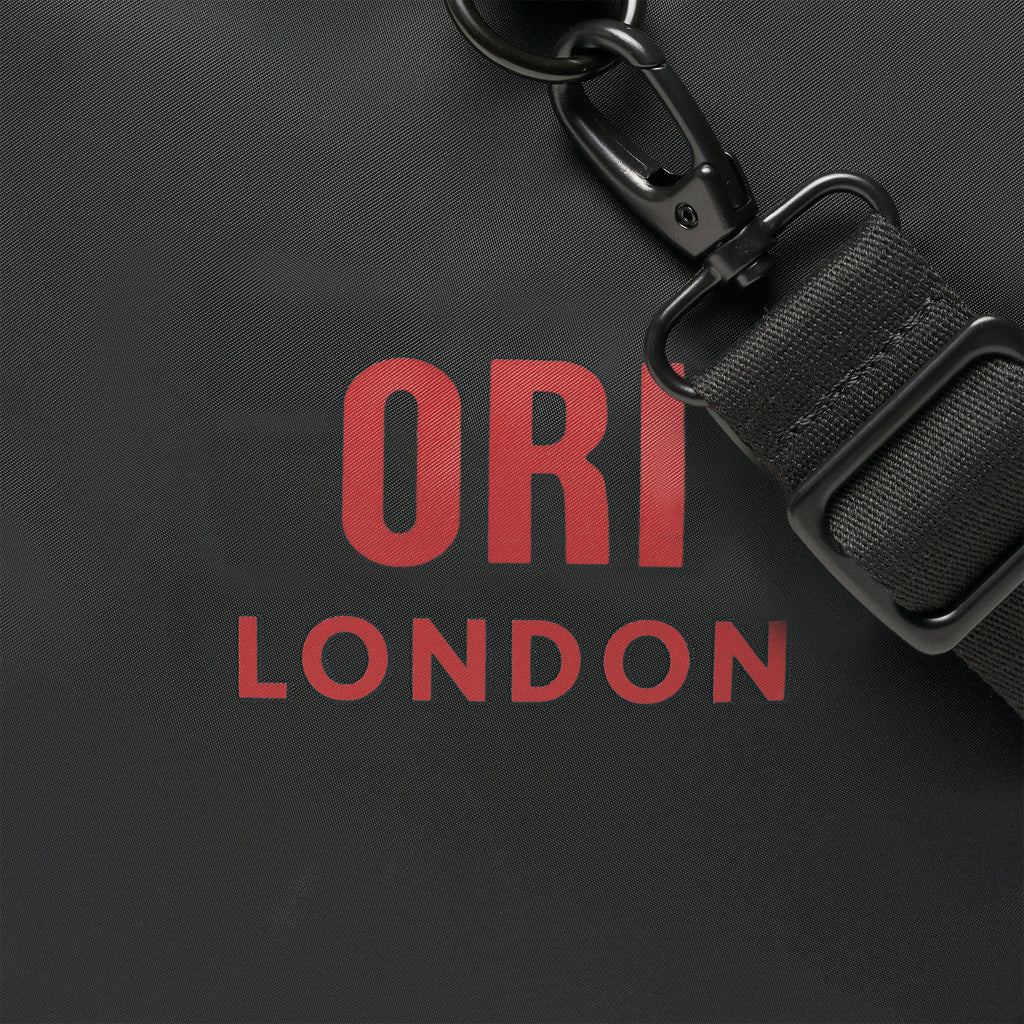 All Black Luton Duffel in Black