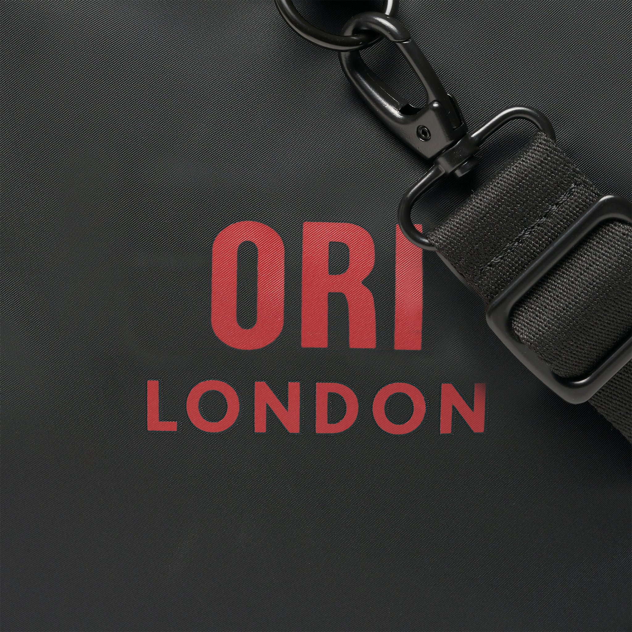 All Black Luton Duffel in Black