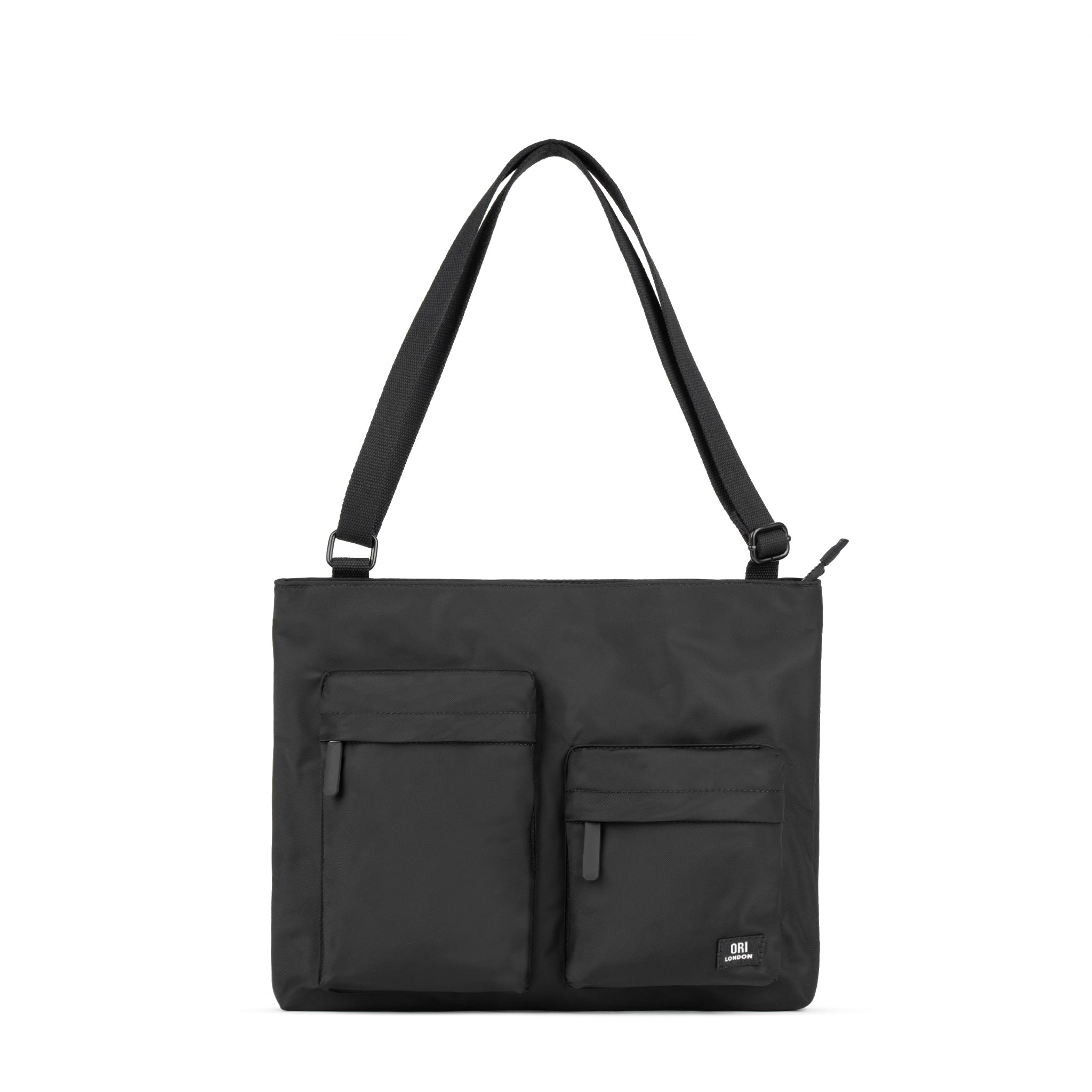 All Black Moorgate Messenger in Black