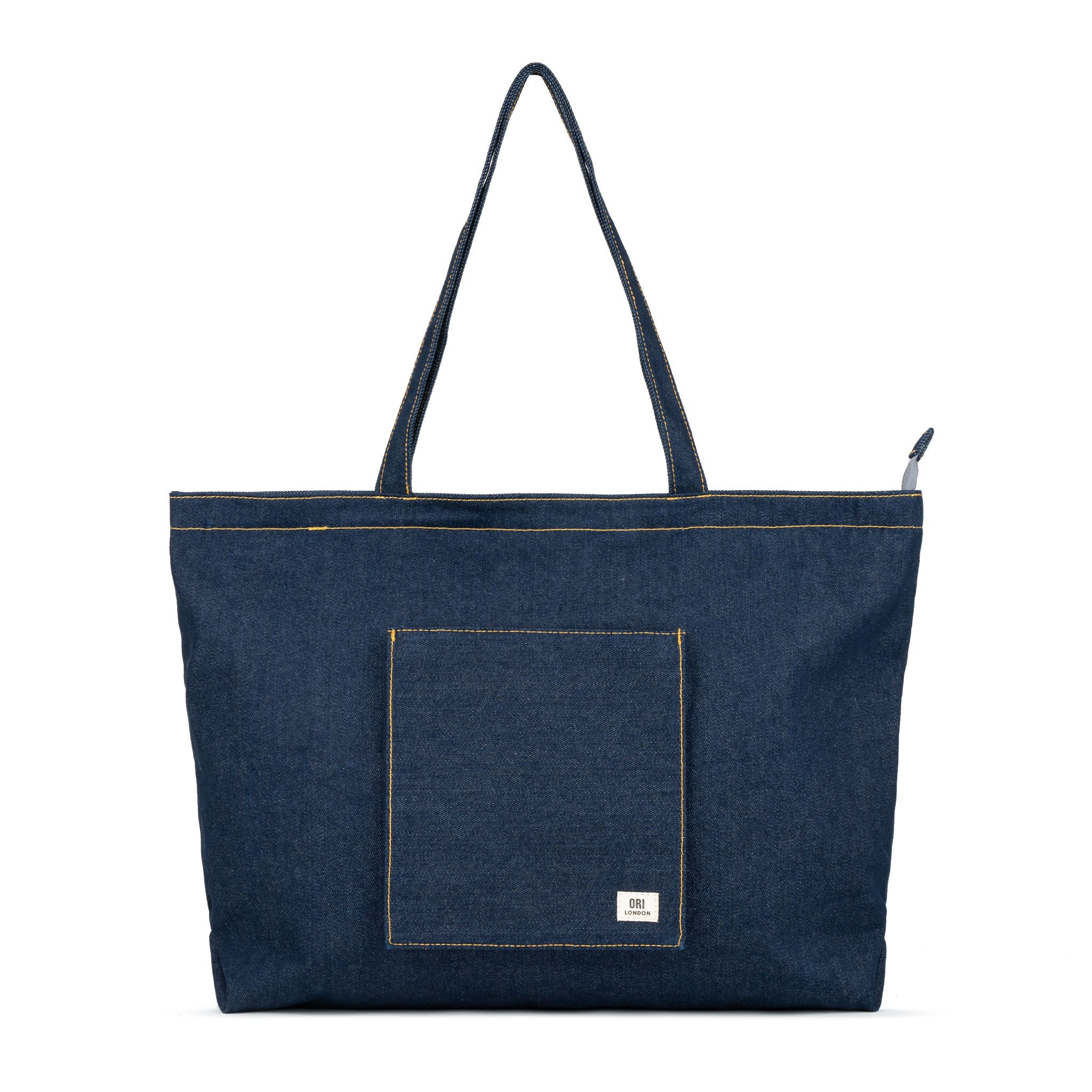 Portobello Tote in Dark Wash Denim