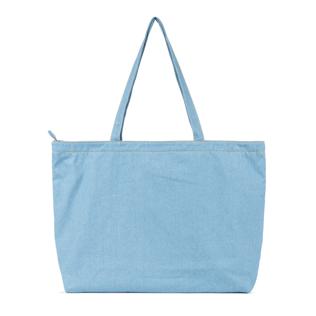 Portobello Tote in Light Wash Denim