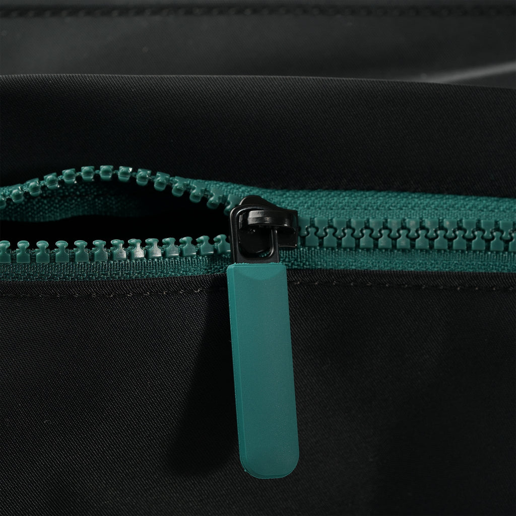 All Black Trafalgar Tote in Teal