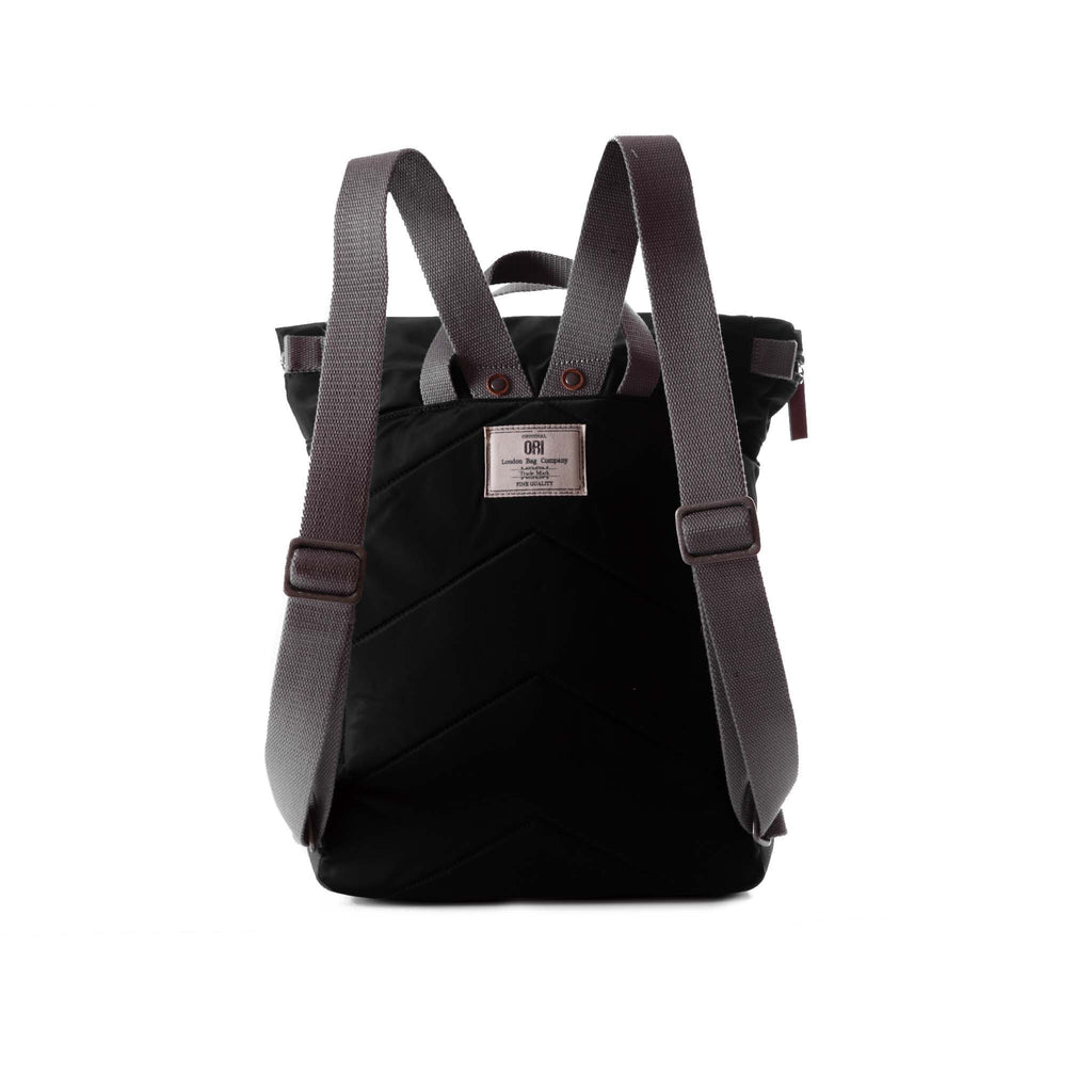 Canfield Roll Top Backpack in Black