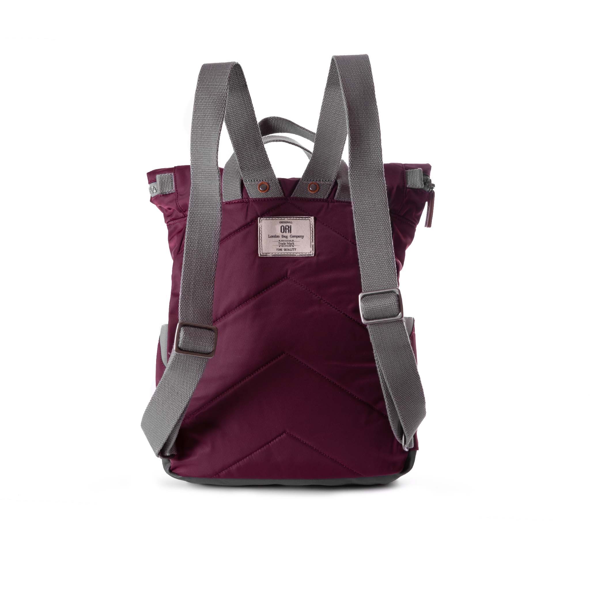 Canfield Roll Top Backpack in Plum