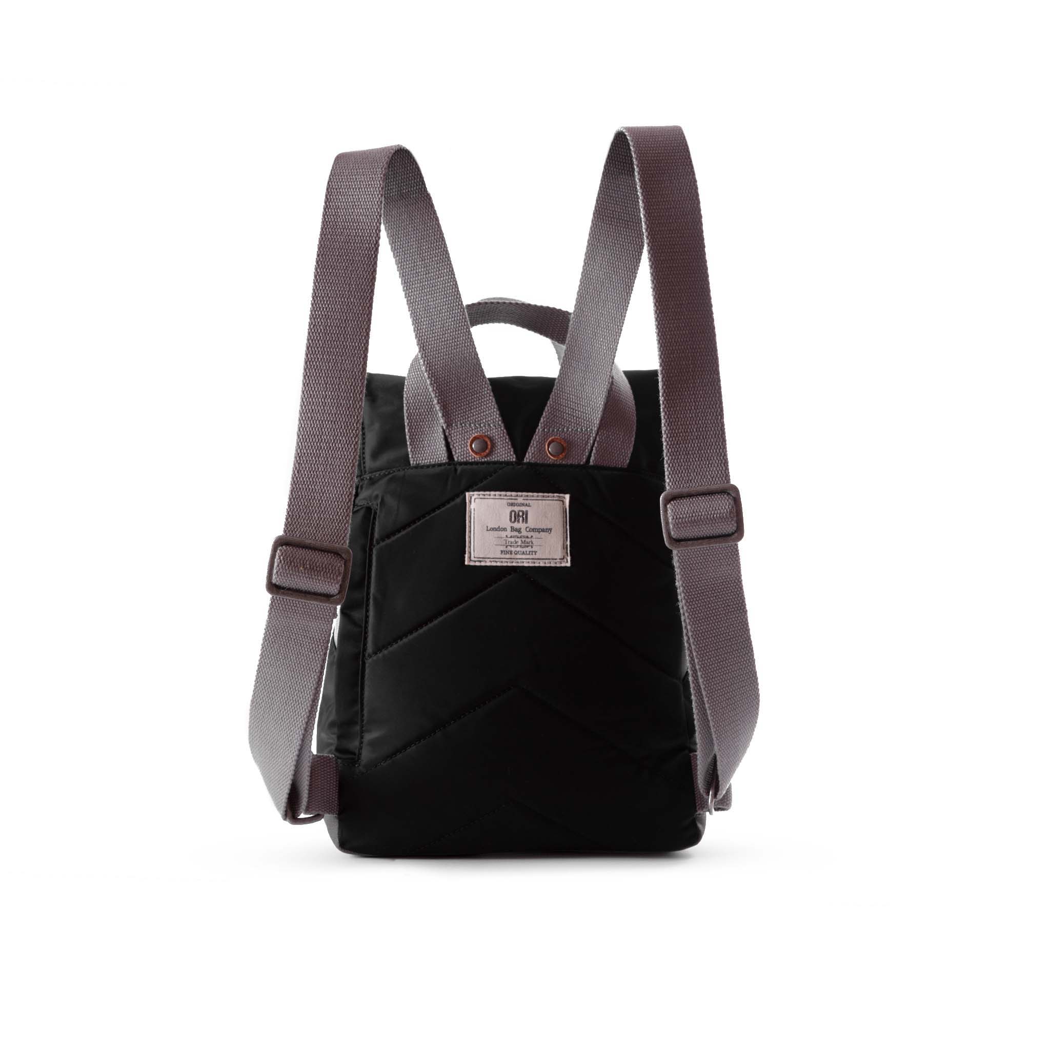 Canfield Roll Top Backpack in Black