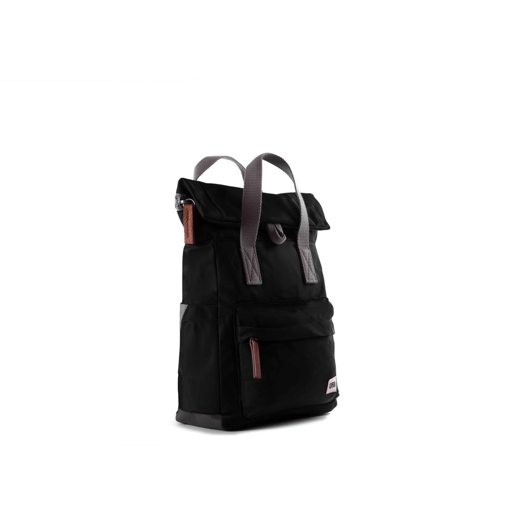 Canfield Roll Top Backpack in Black