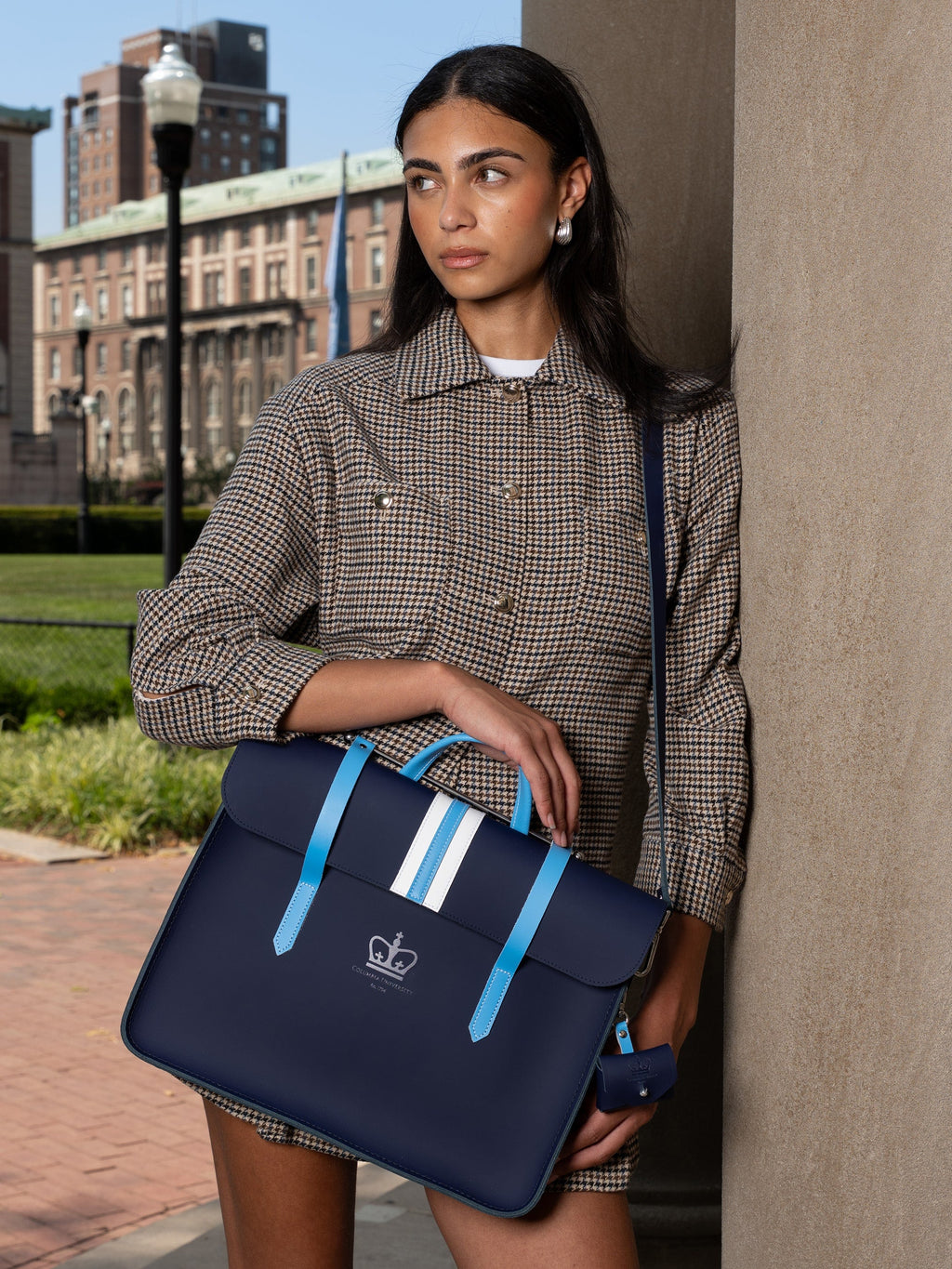 The Music Case - Midnight with Columbia Stripe