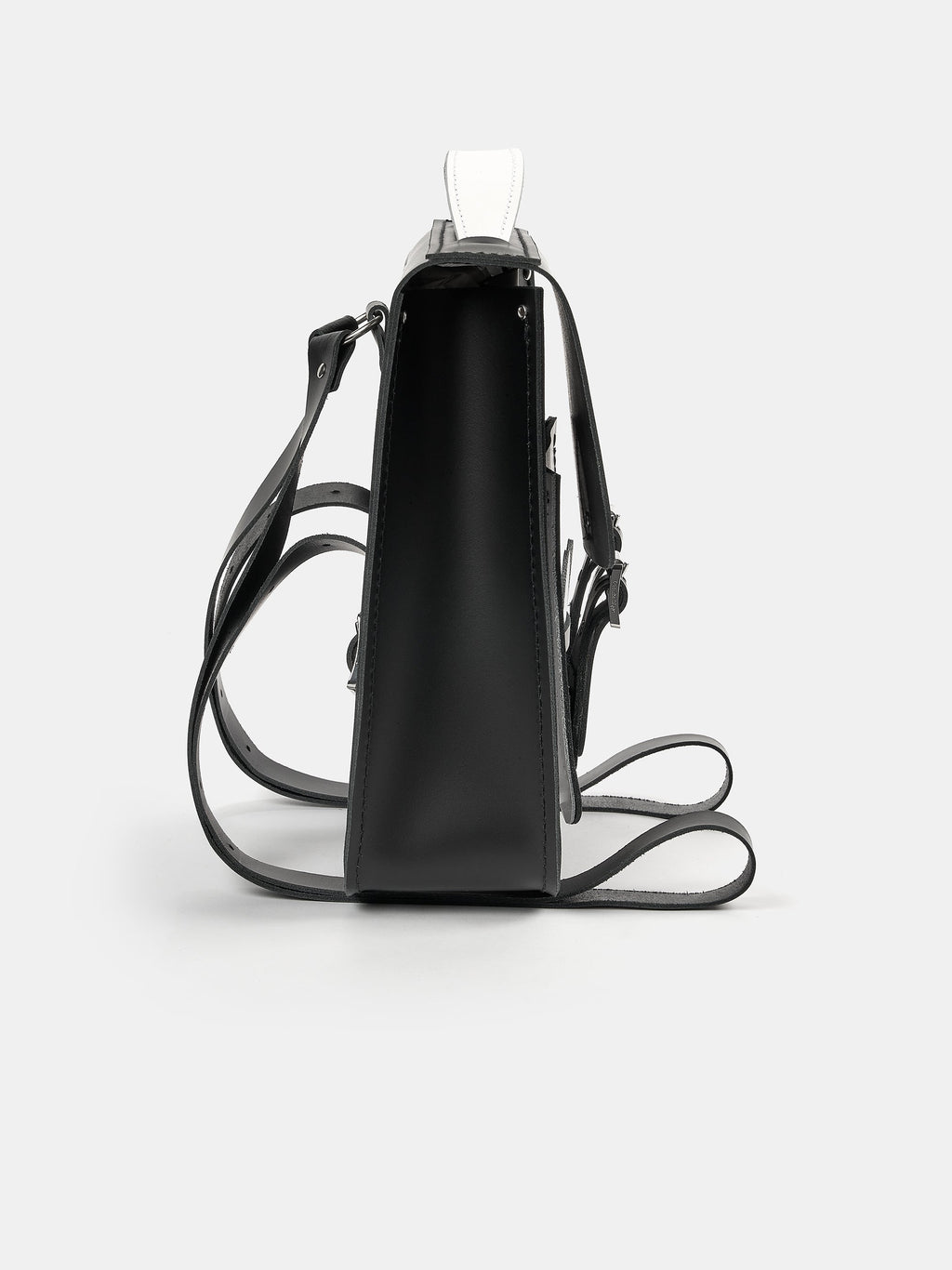 The Peekaboo Miffy Small Portrait Backpack - Black & Brilliant White