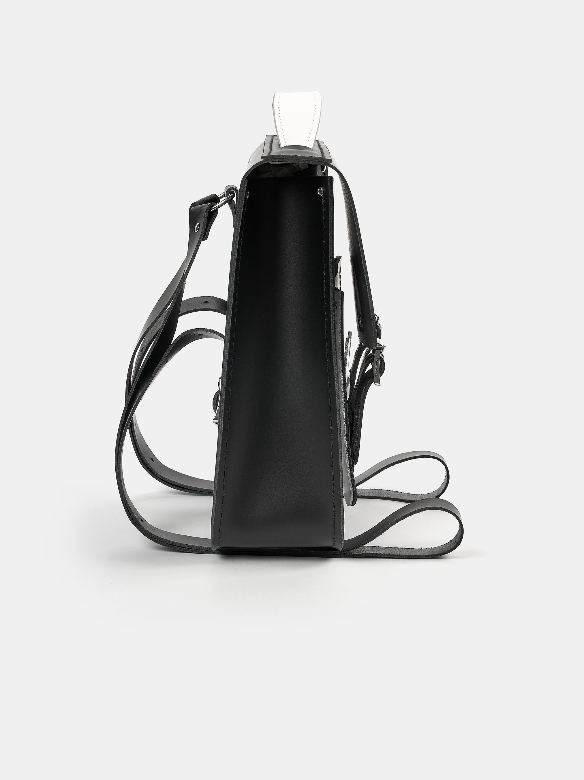 The Peekaboo Miffy Small Portrait Backpack - Black & Brilliant White