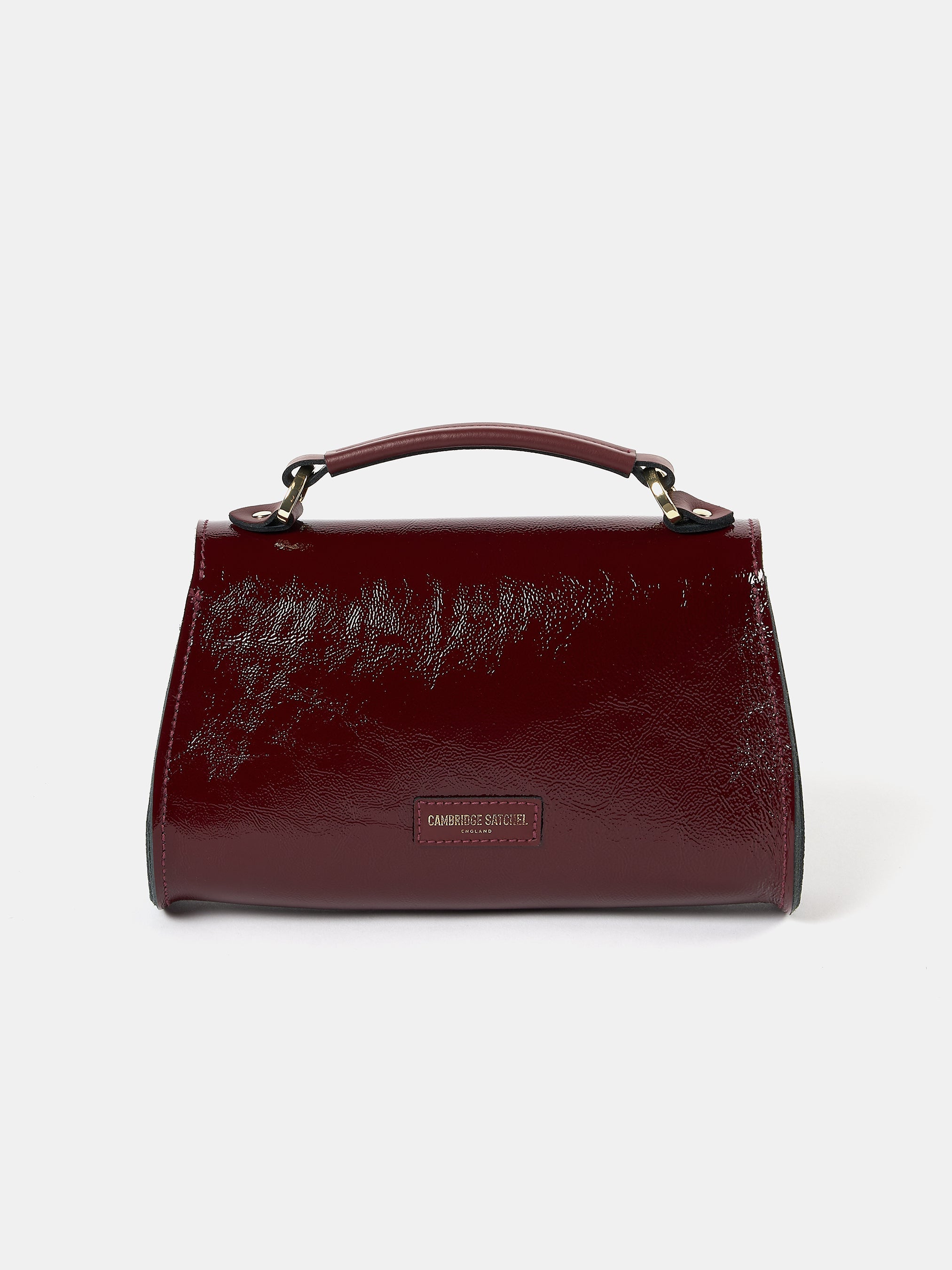 The Mini Poppy - Oxblood Patent