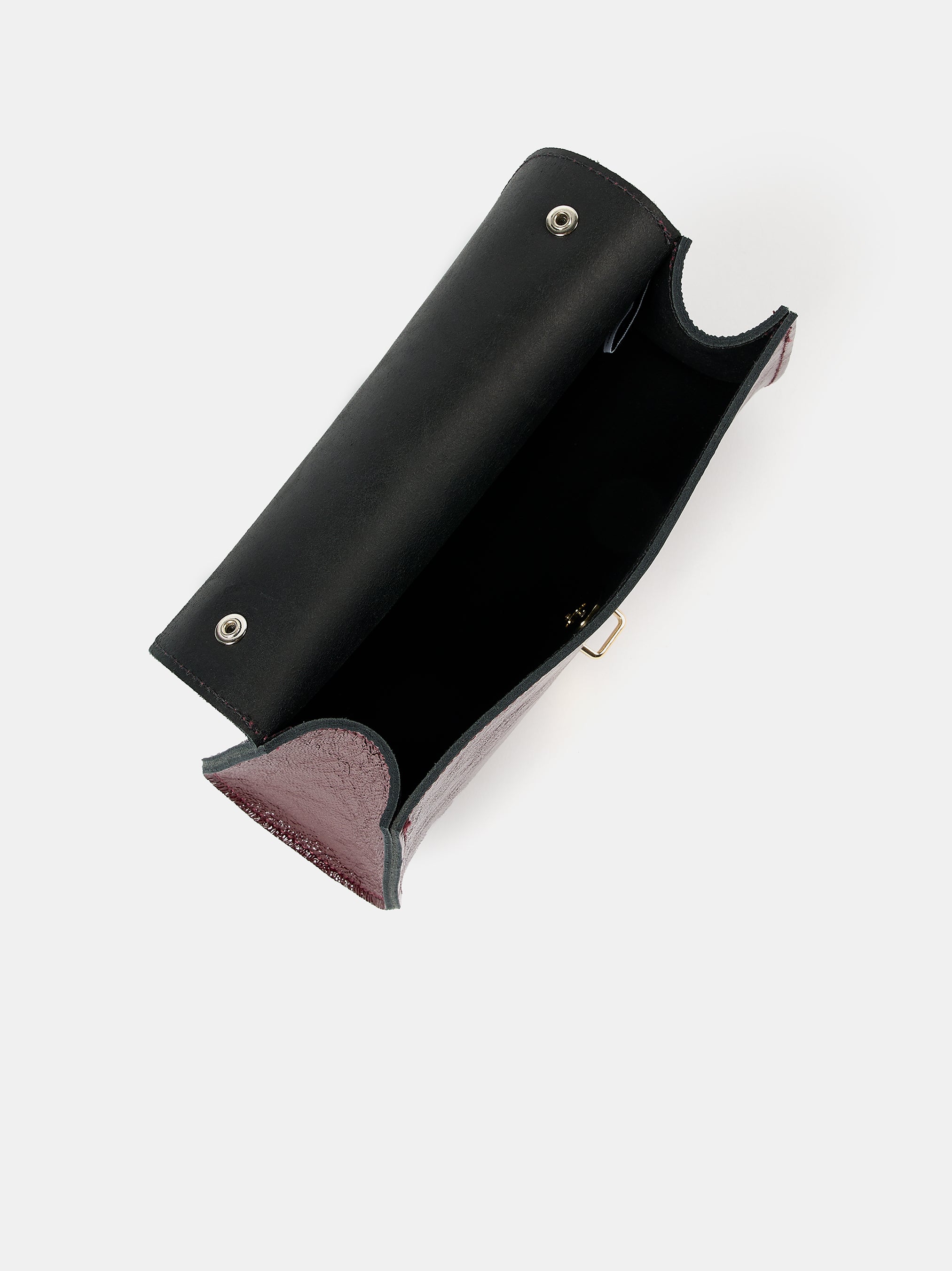 The Mini Poppy - Oxblood Patent