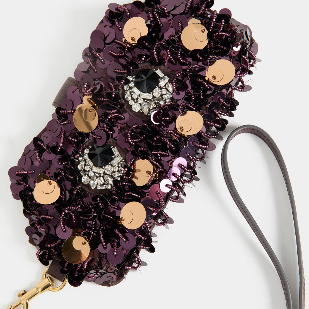 Embellished Eyes Sunglasses Pouch