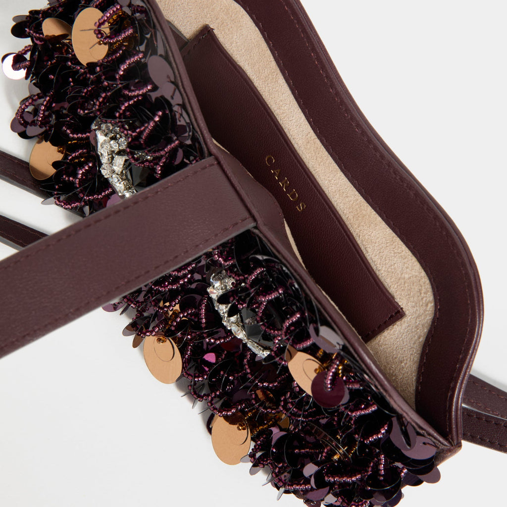 Embellished Eyes Sunglasses Pouch