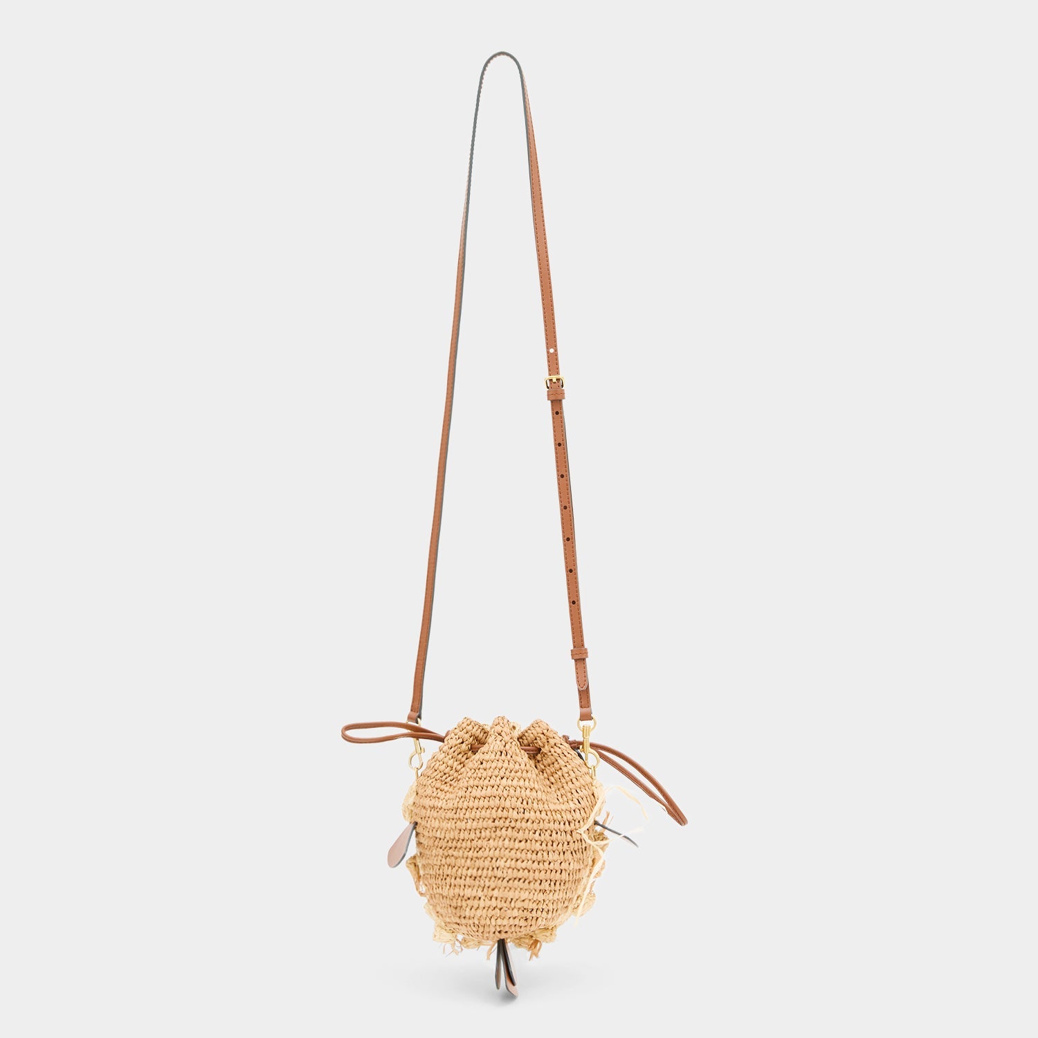 Raffia Blowfish Cross-body