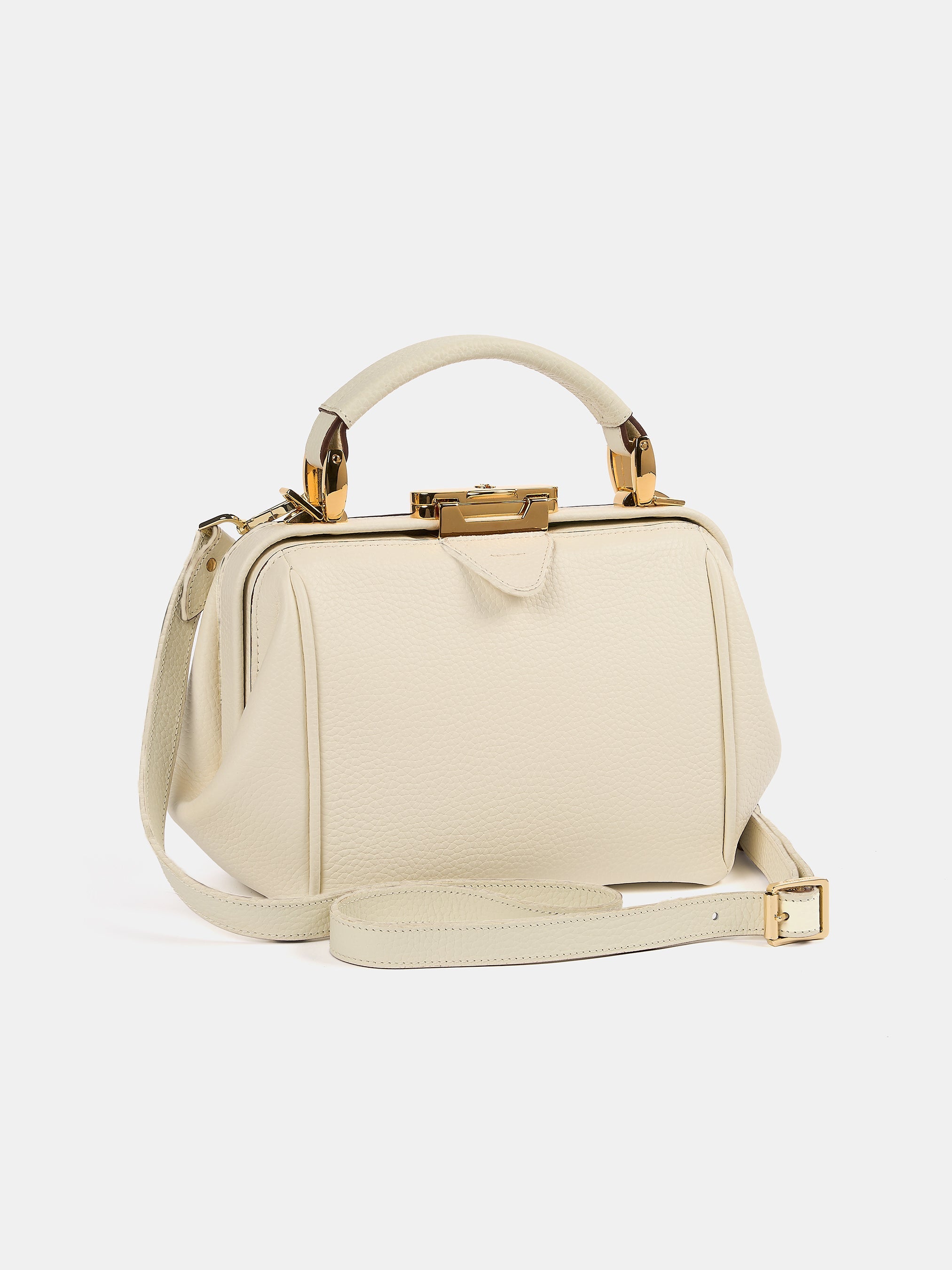 The Mini Sophie - Cream Calf Grain