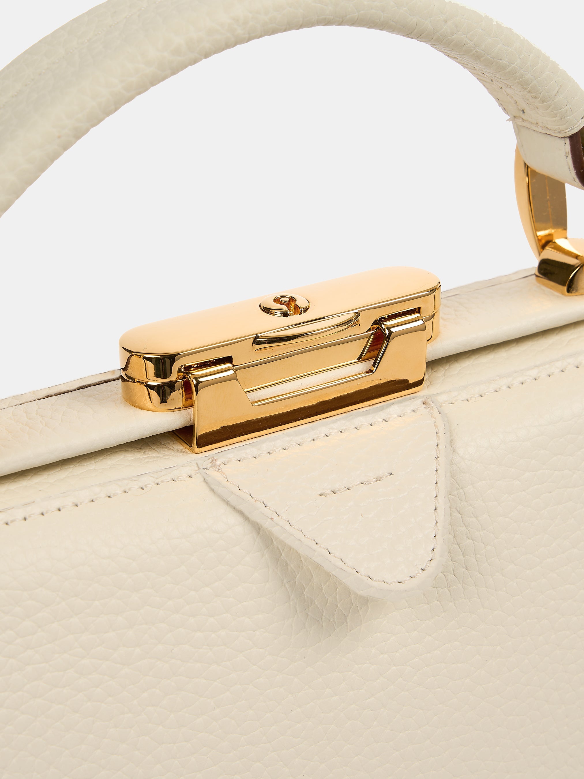 The Mini Sophie - Cream Calf Grain