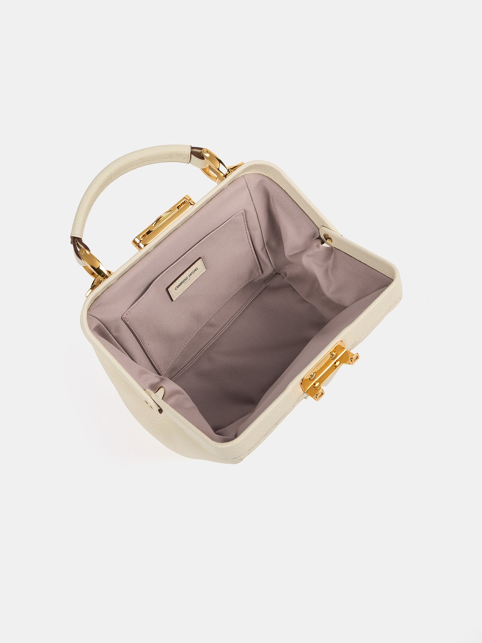 The Mini Sophie - Cream Calf Grain