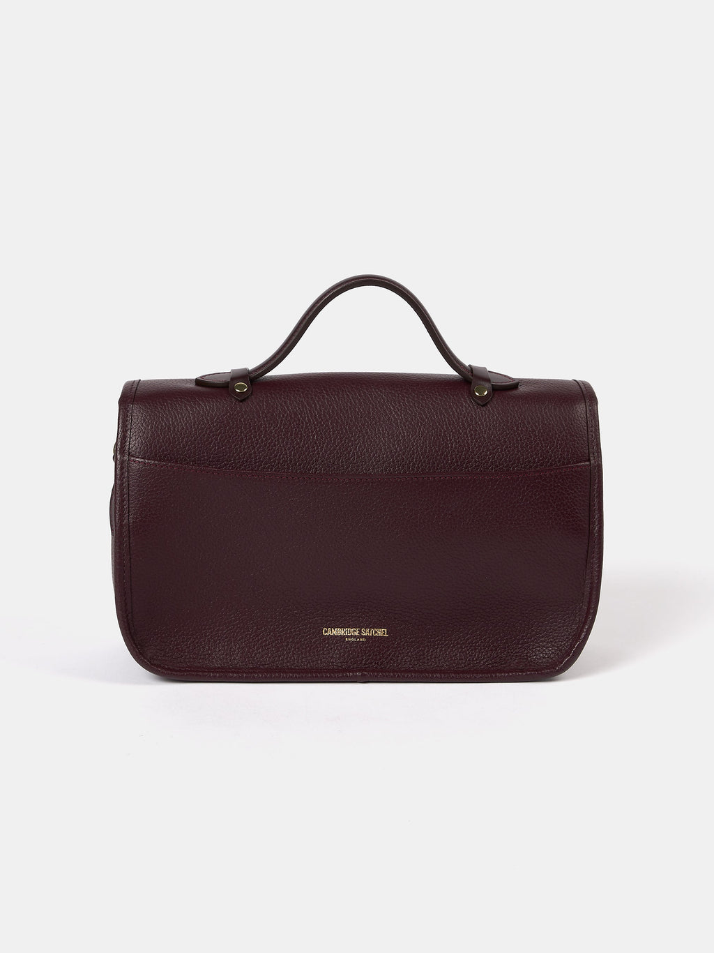 The Soft Satchel - Bordeaux Calf Grain