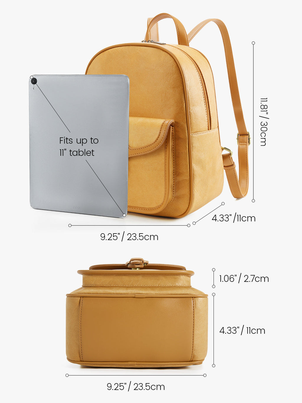 Evelina Washable Paper Mini Backpack