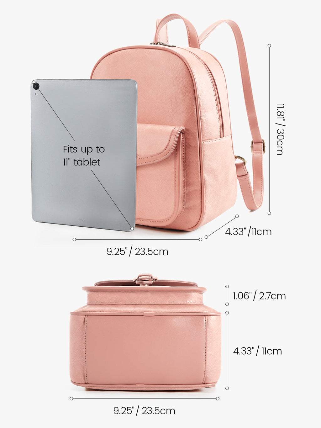 Evelina Washable Paper Mini Backpack