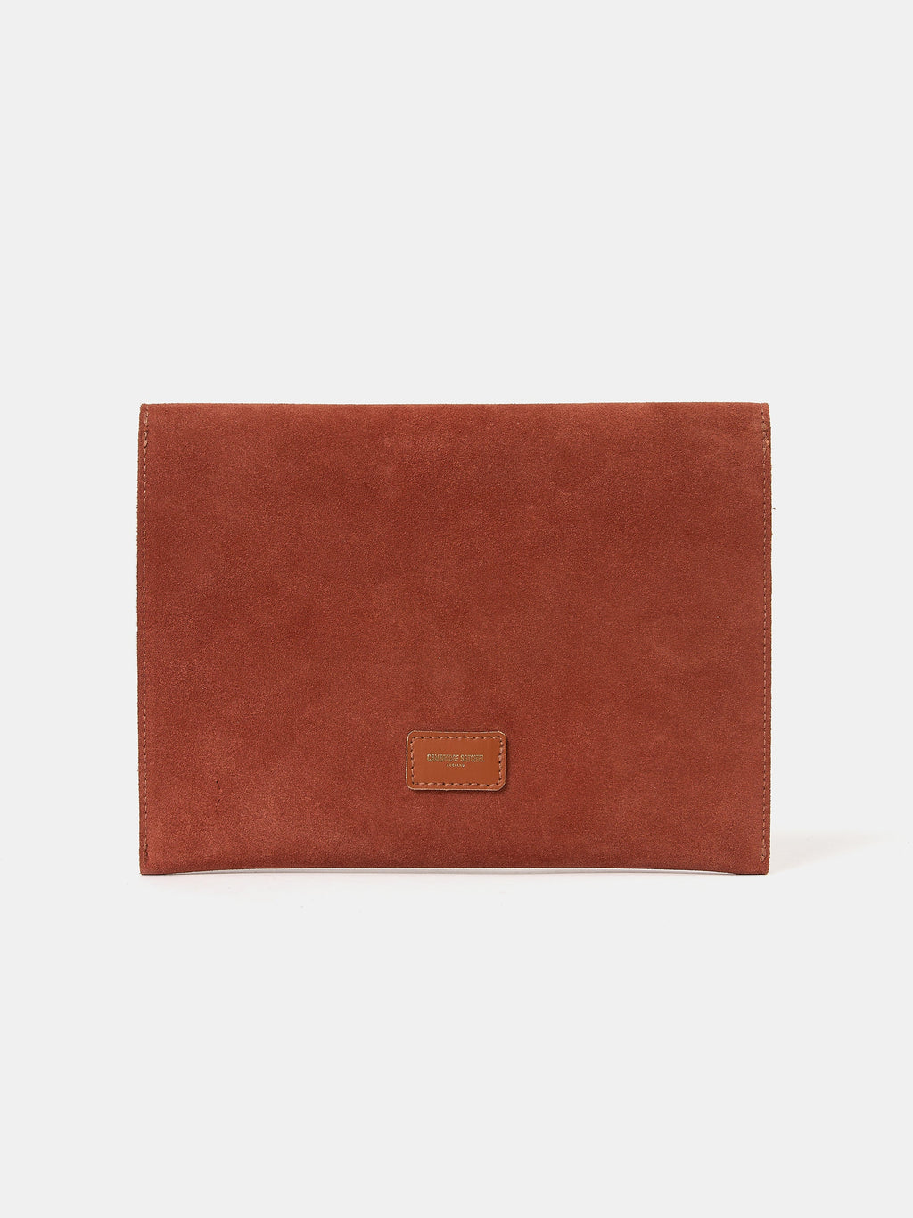 The Twist Lock Pouch - Cinnamon with Suede