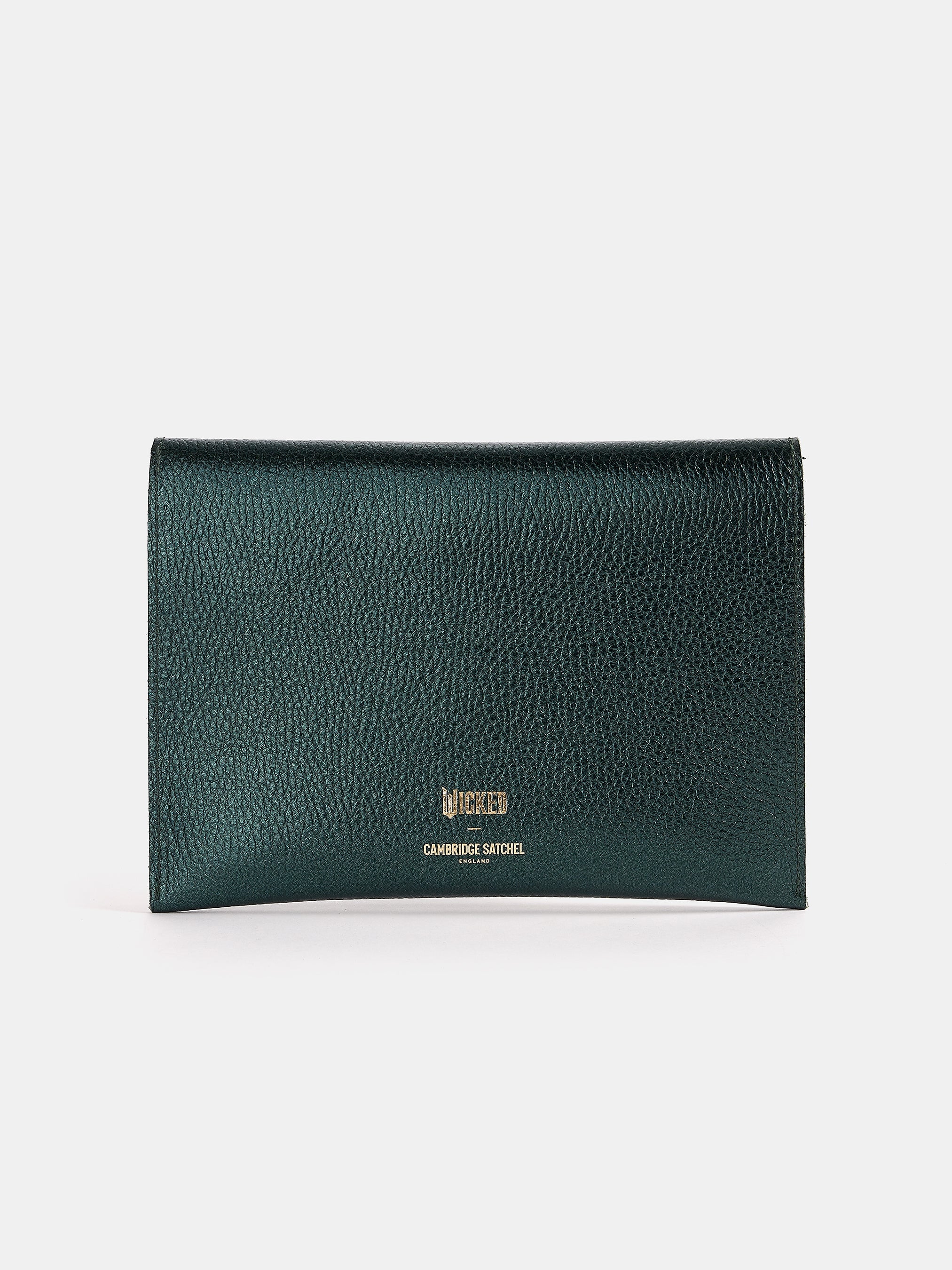 The Twist Lock Pouch - Metallic Emerald