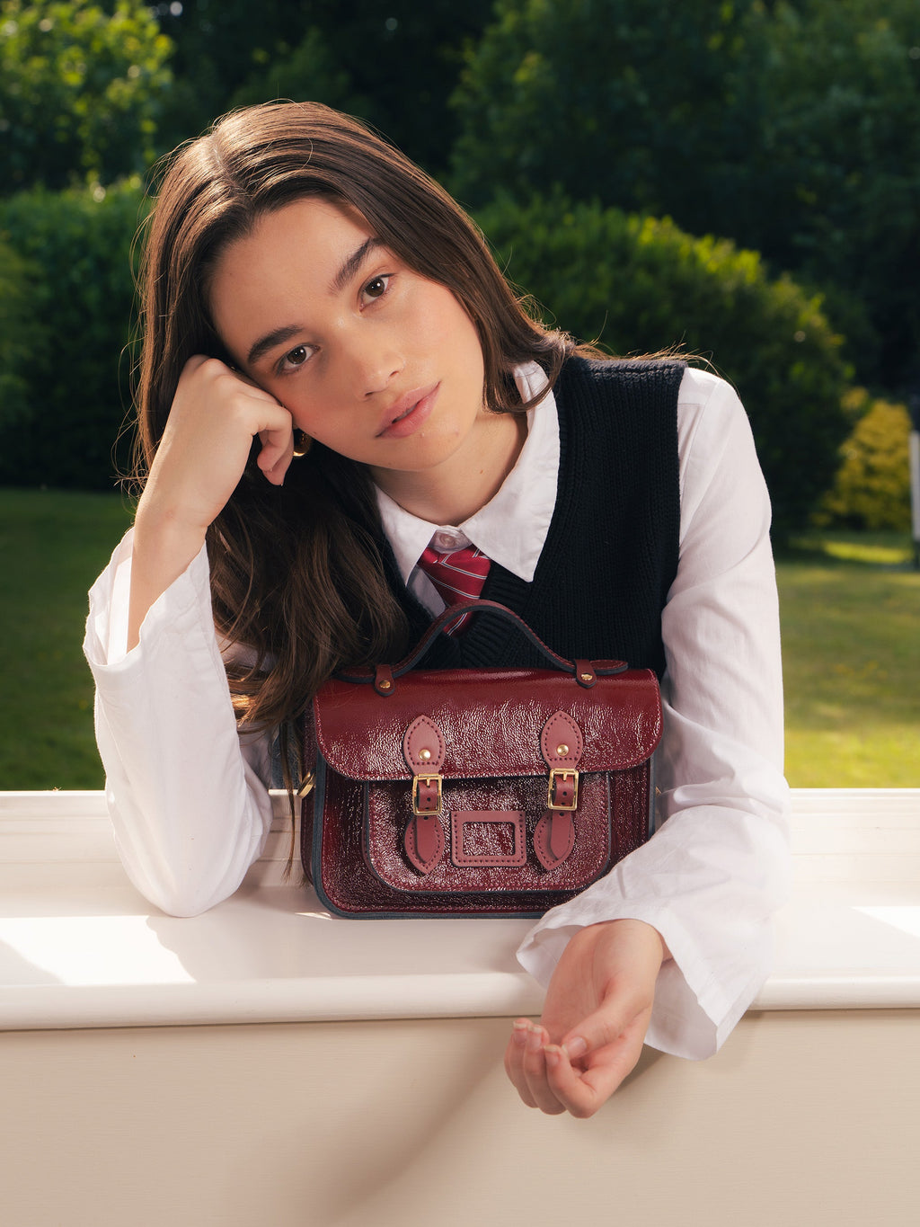 The Mini - Oxblood Patent