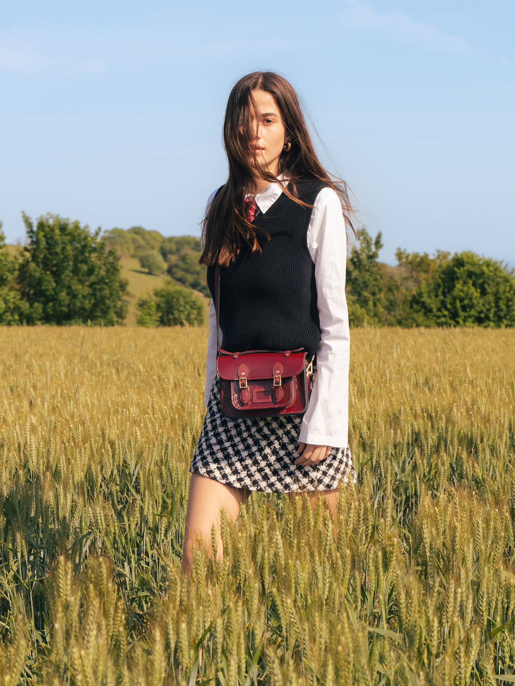 The Mini - Oxblood Patent