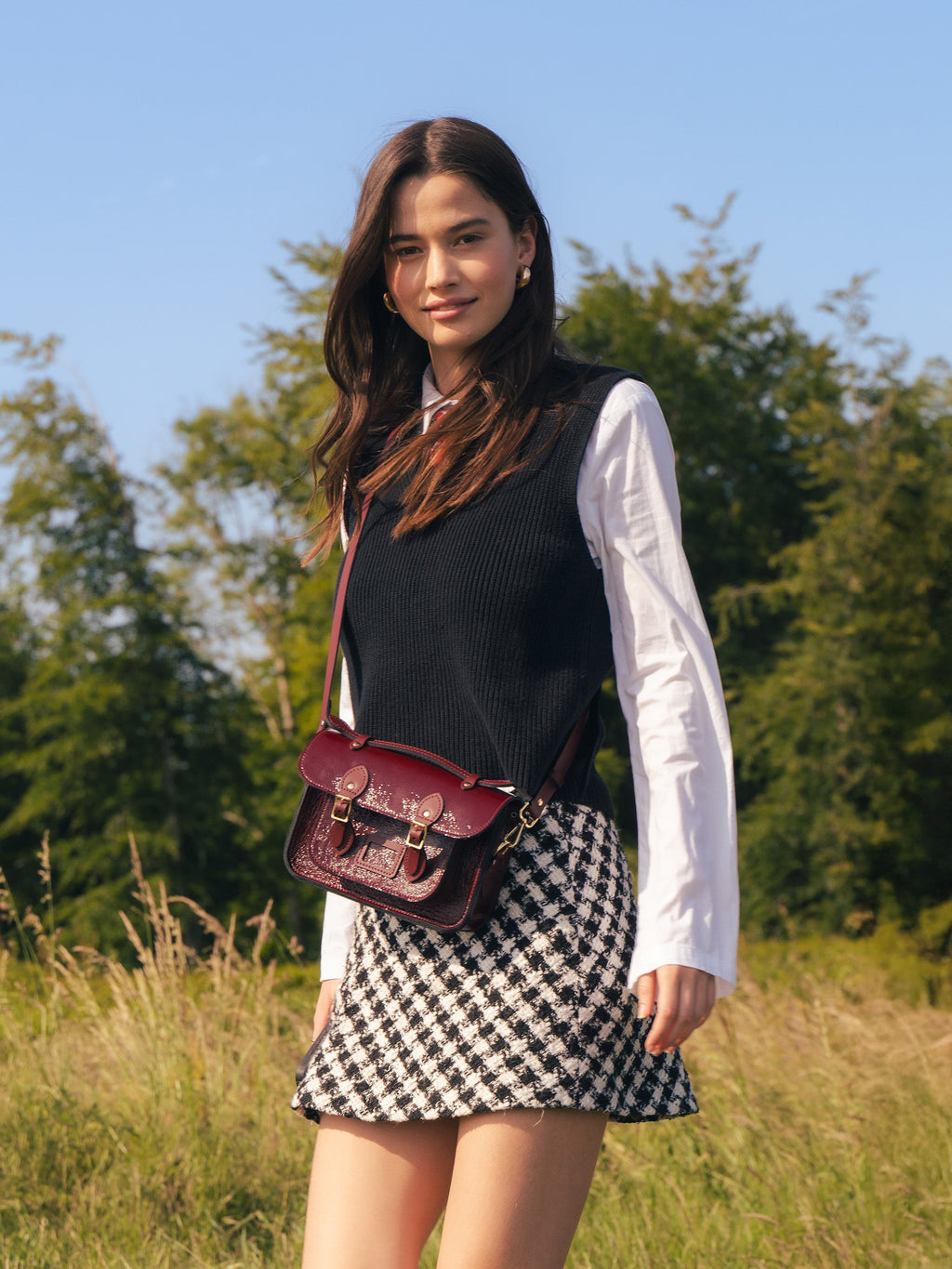 The Mini - Oxblood Patent