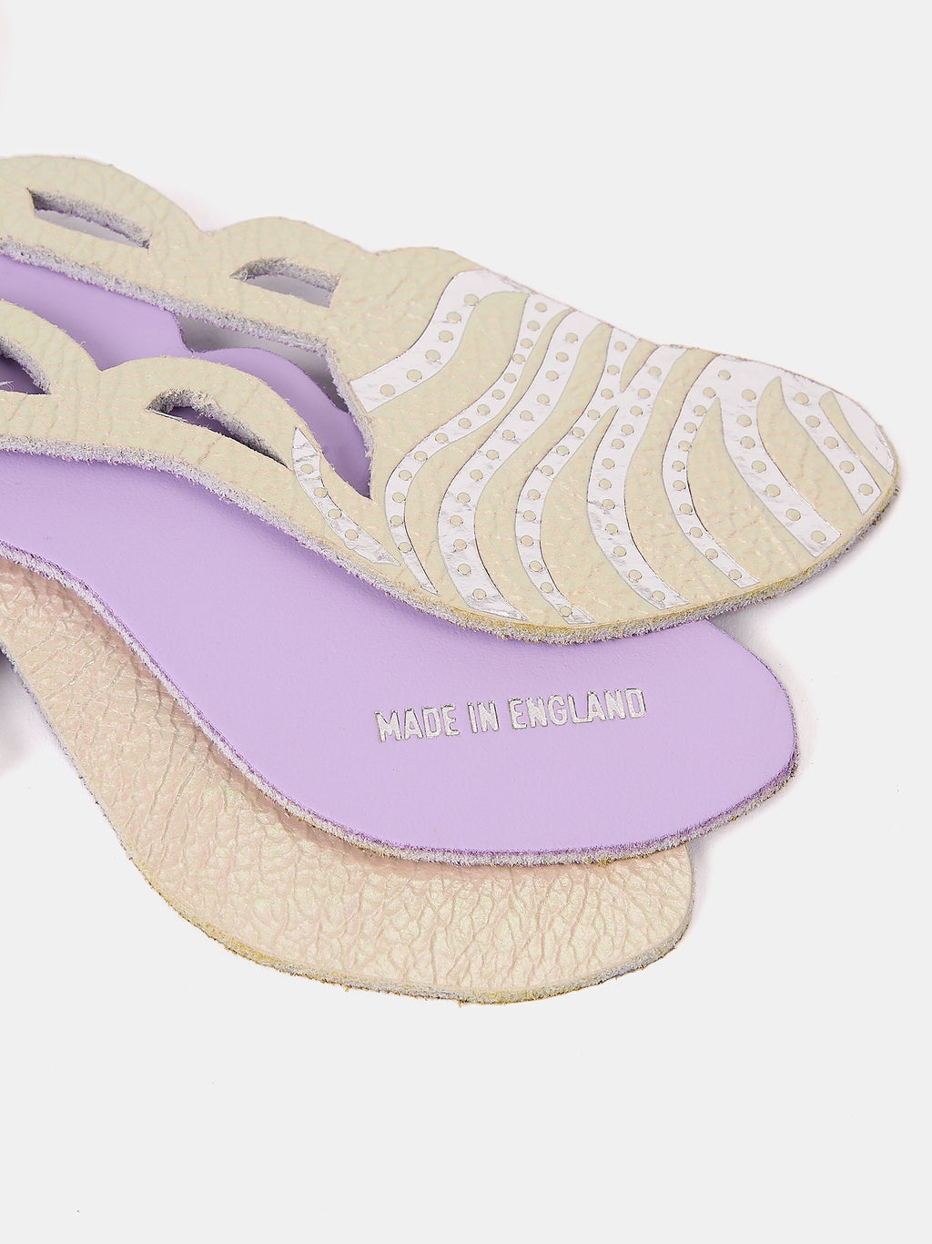 The Wicked Slipper Charm - Lovelier Lavender & Iridescent Pearl