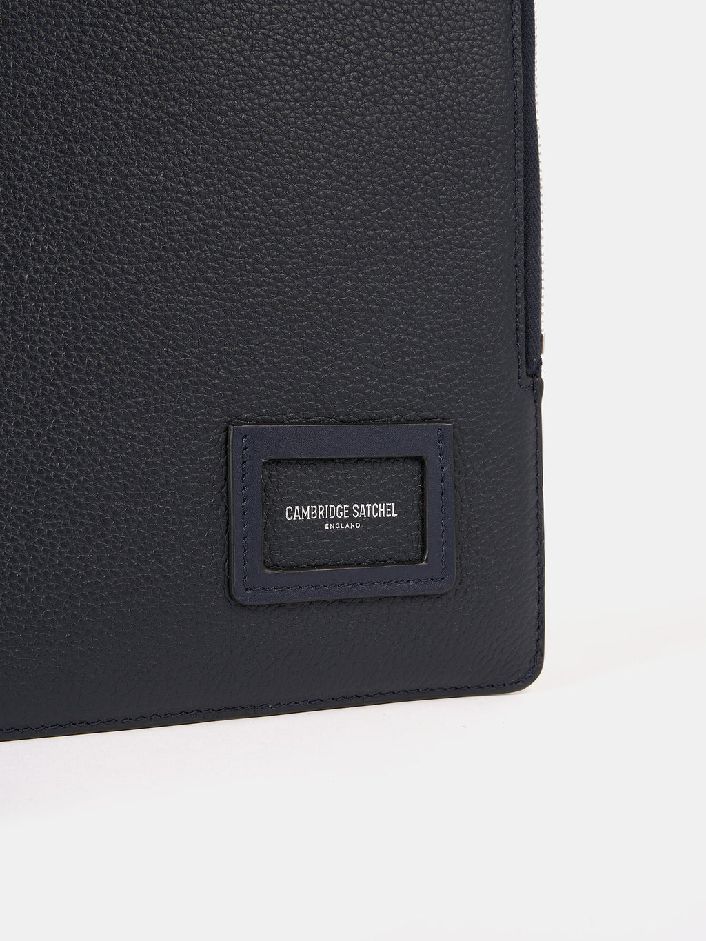 The Zipped Folio - Ink Calf Grain