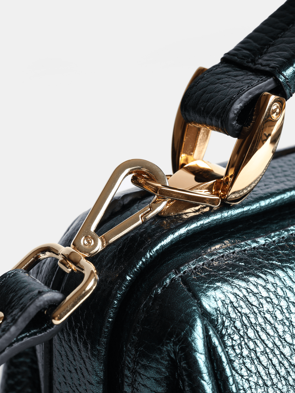 The Mini Sophie - Metallic Emerald