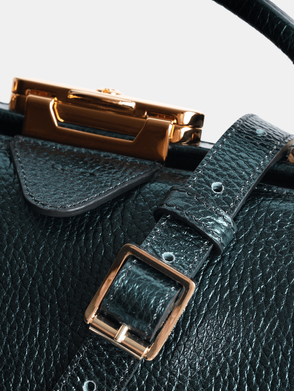 The Mini Sophie - Metallic Emerald