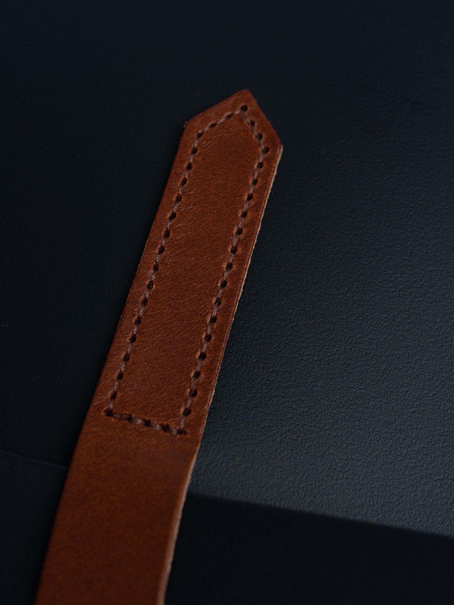 The Music Case -  Navy & Tan