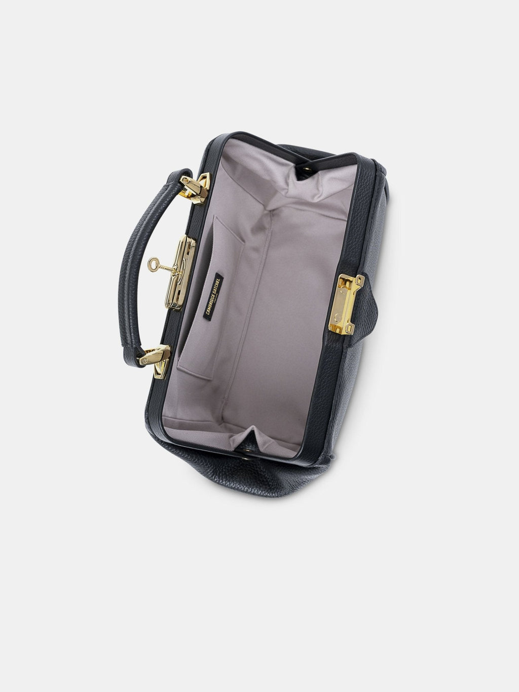 The Sophie -  Midnight Black Calf Grain